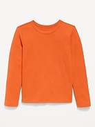 L'image numéro 1 présente T-shirt côtelé ultra-doux à manches longues pour Fille