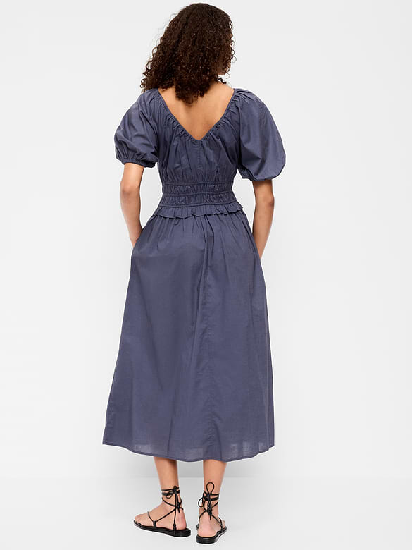 Fit & Flare Prairie Midi Dress