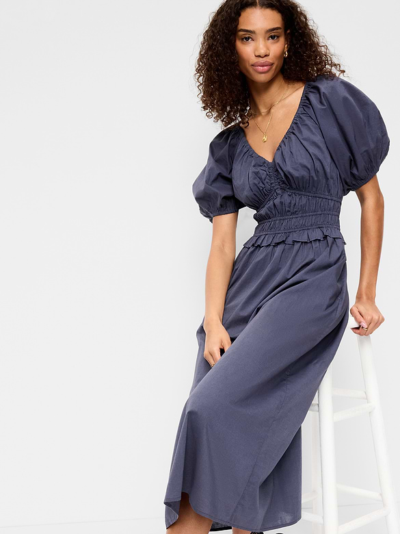 Fit & Flare Prairie Midi Dress
