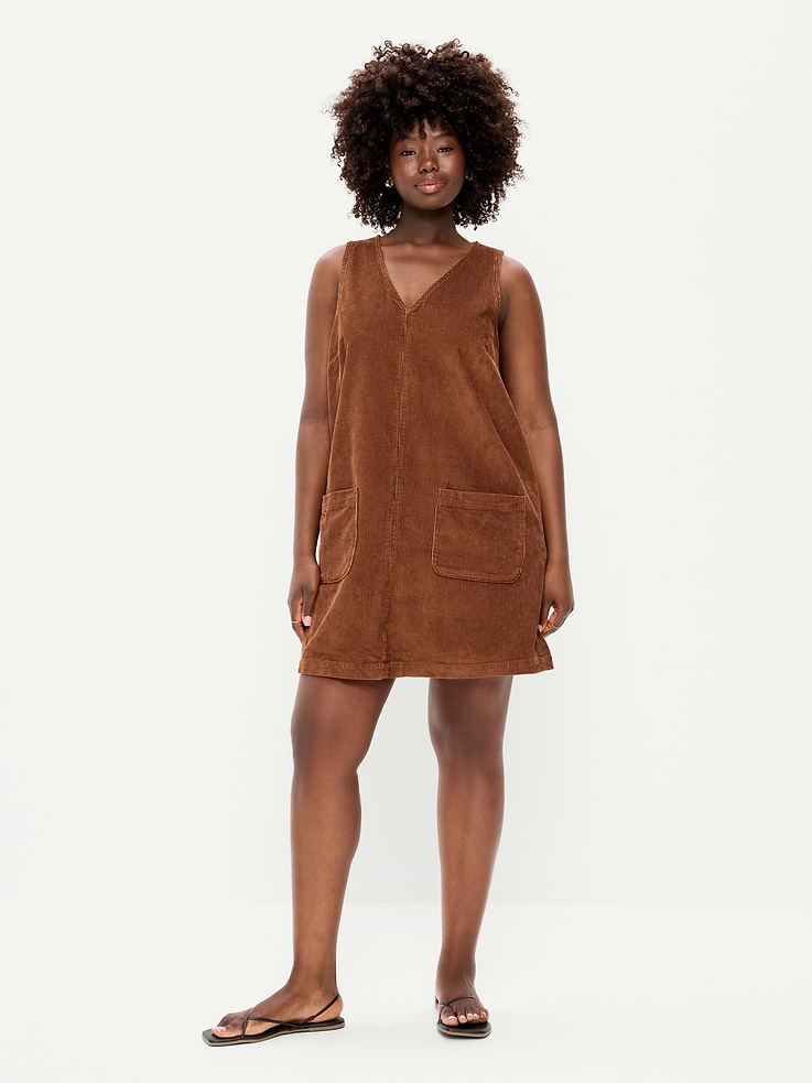 Image number 7 showing, Sleeveless Pinafore Mini Dress