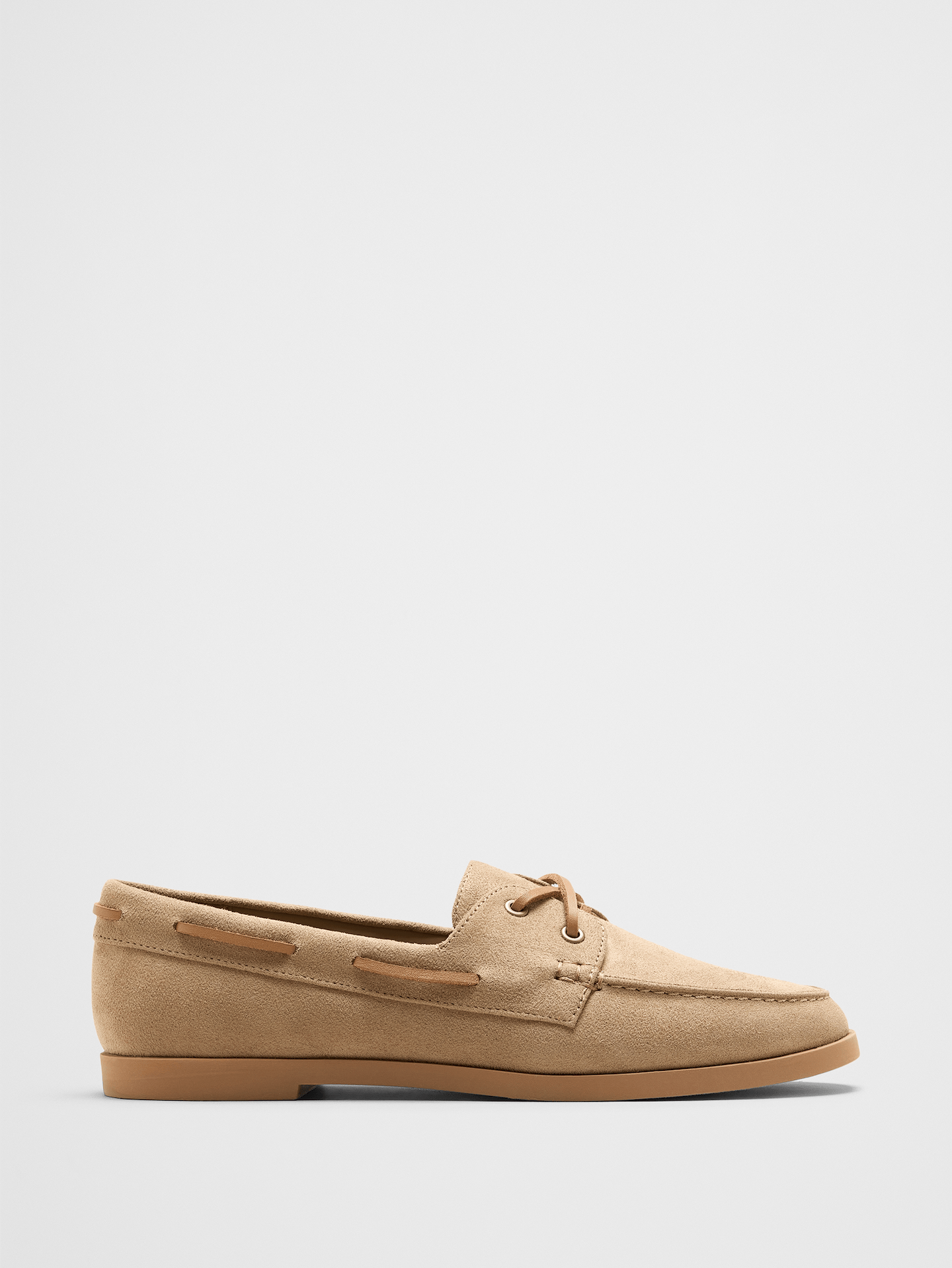 Image number 1 showing, Vegan Suede Boat Shoe
