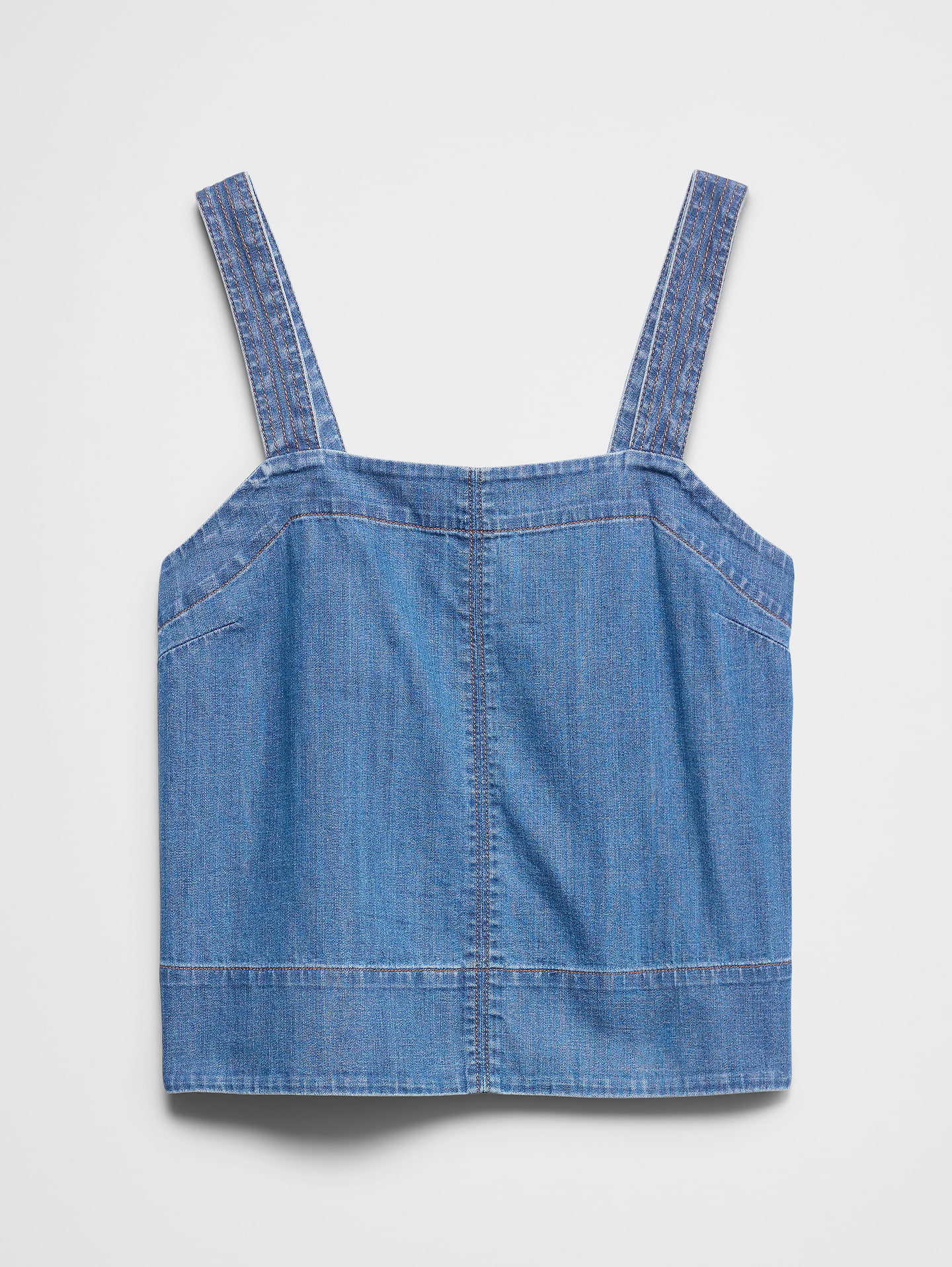 Image number 4 showing, Denim Trapunto Tank