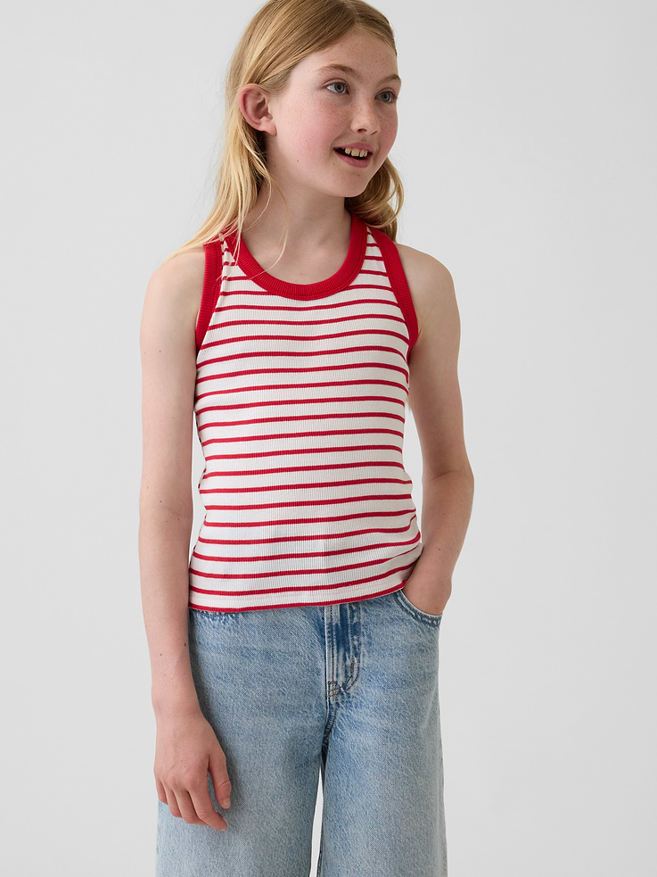 Image number 1 showing, Kid Rib Scoop Tank Top