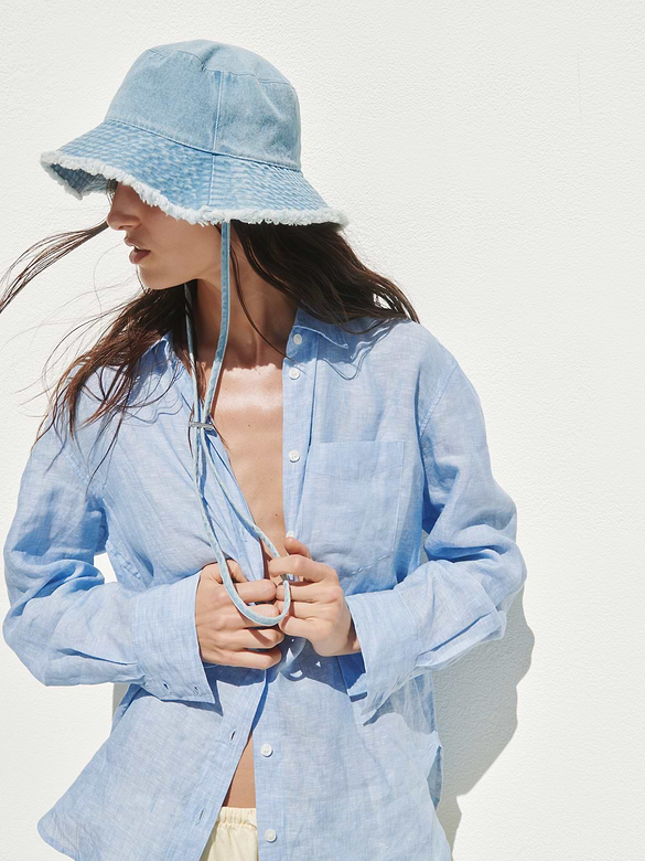 100% Linen Oversized Shirt