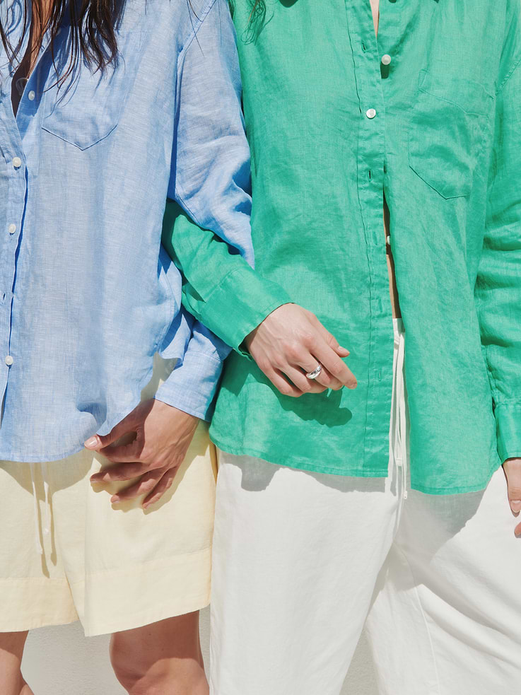 Image number 6 showing, Linen-Blend Relaxed Easy Culotte Pants