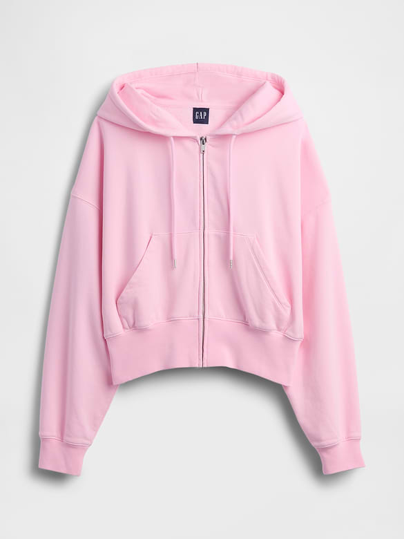 VintageSoft Wedge Zip Hoodie