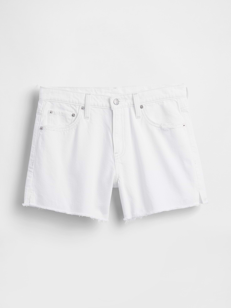 Image number 6 showing, 4" Mid Rise UltraSoft Relaxed Cutoff Shorts