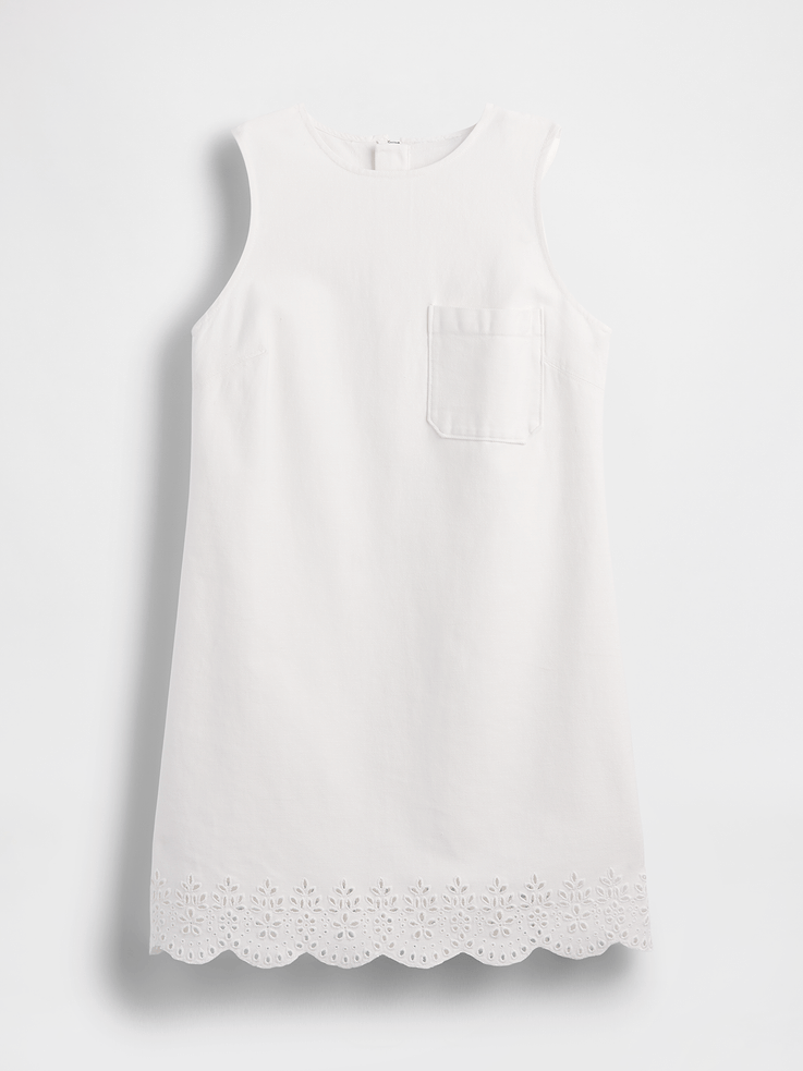 Image number 6 showing, Eyelet Hem Mini Shift Dress
