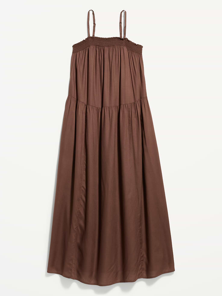 Image 9 of 10, Airy Smocked Maxi Dress