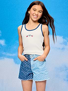 Image number 1 showing, Old Navy x Disney Mickey Mouse Fitted Tank Top for Girls