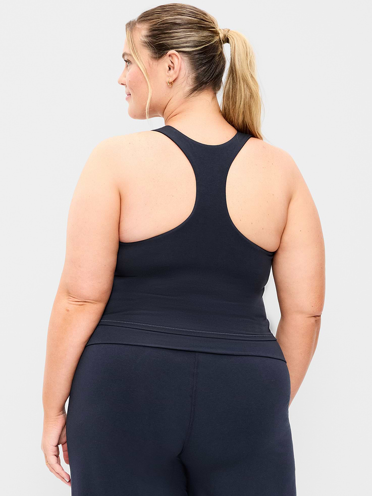 L'image numéro 8 présente Soutien-gorge de sport PowerChill à dos nageur et encolure haute à maintien léger