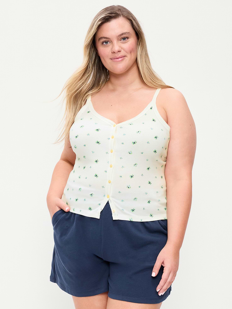 Image number 7 showing, Button-Down Cami Tank Top