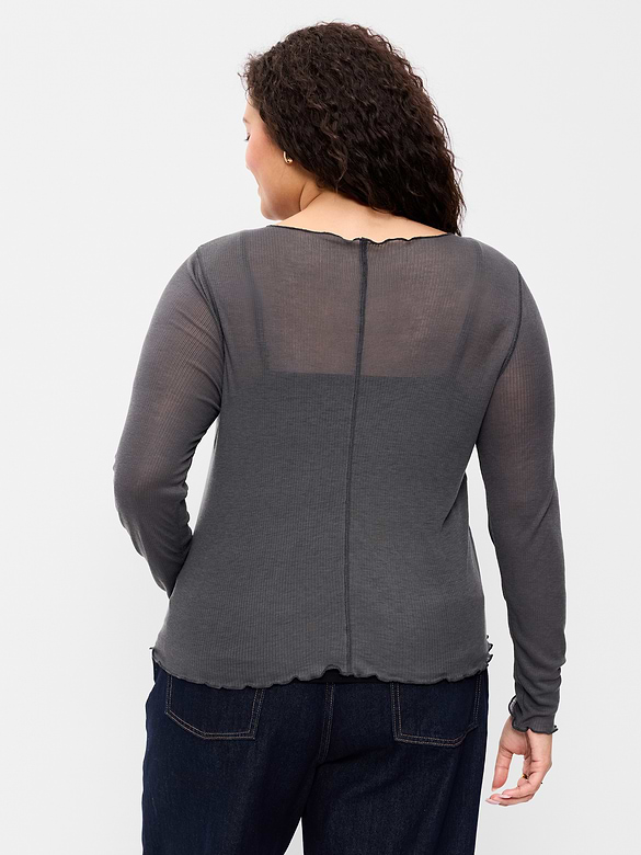 Lettuce-Edge Tissue T-Shirt