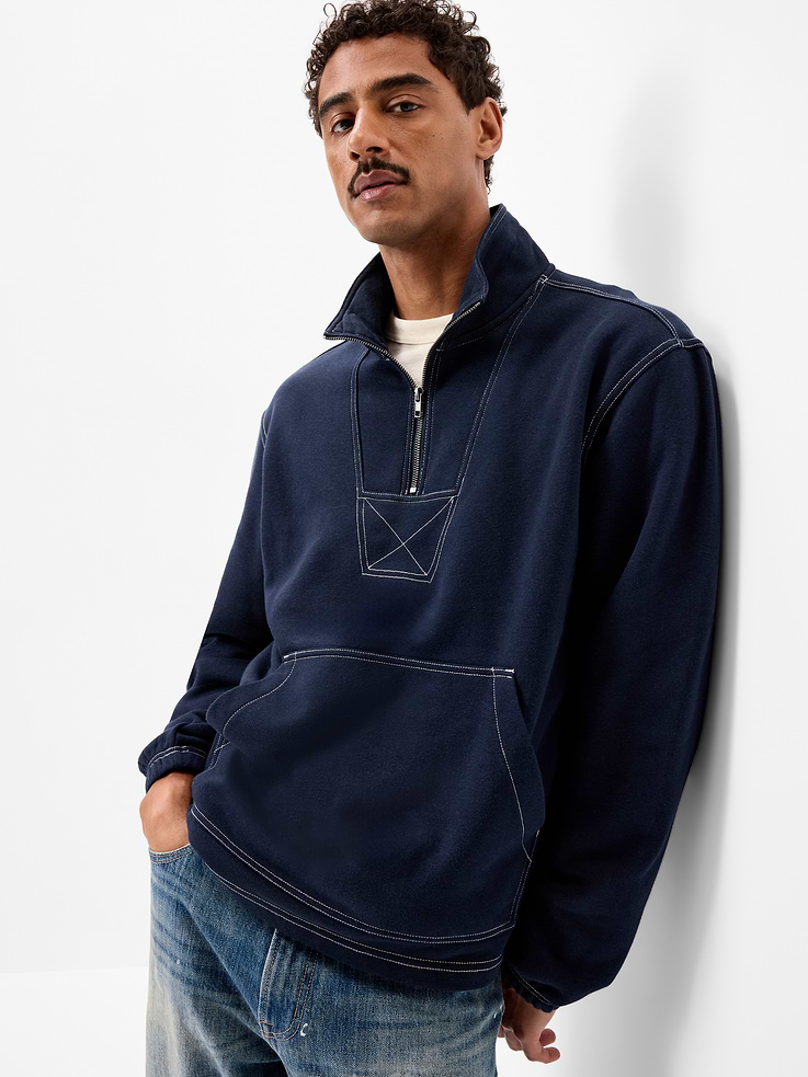 Image number 3 showing, Fleece Anorak Quarter Zip