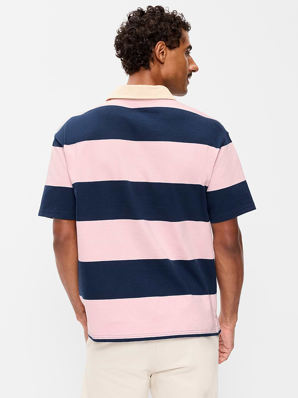 Striped Rugby Polo