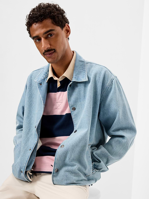 Striped Rugby Polo