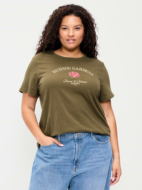 EveryWear Crew-Neck Graphic T-Shirt