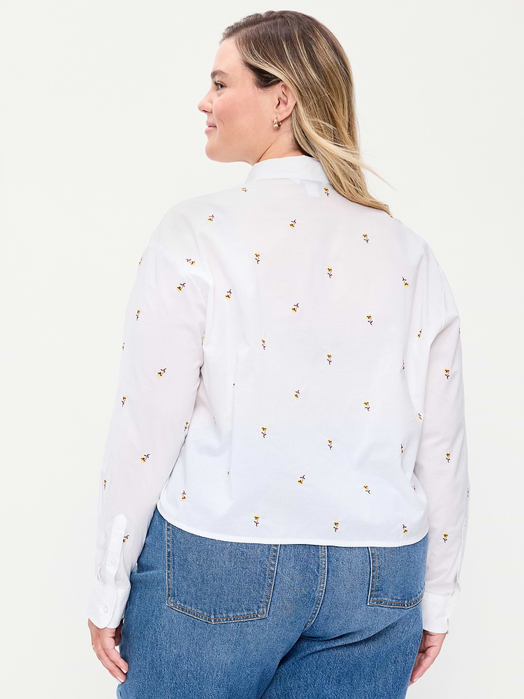 Image number 8 showing, Cropped Button-Down Shirt
