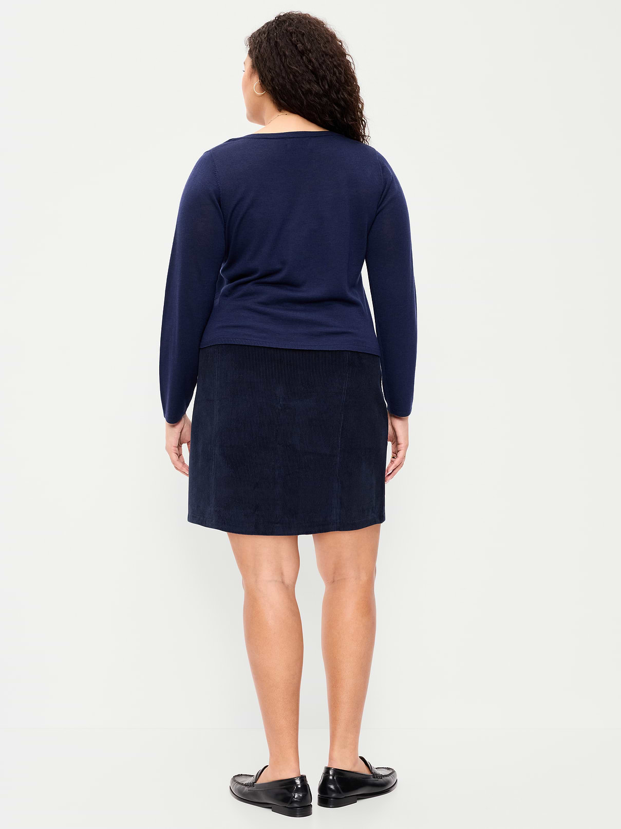 Image 8 of 8, Corduroy Mini Skirt