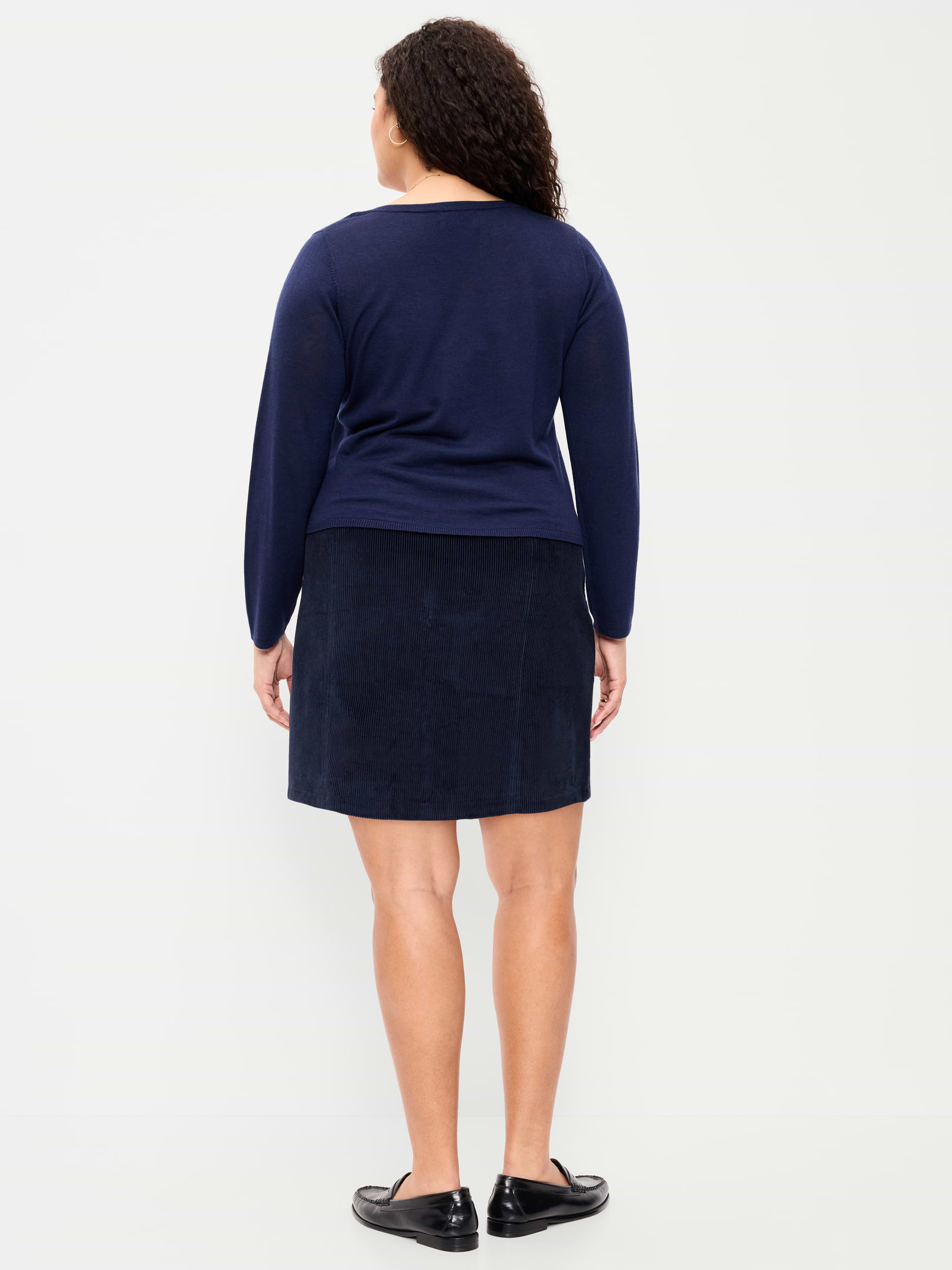 Image 8 of 8, Corduroy Mini Skirt
