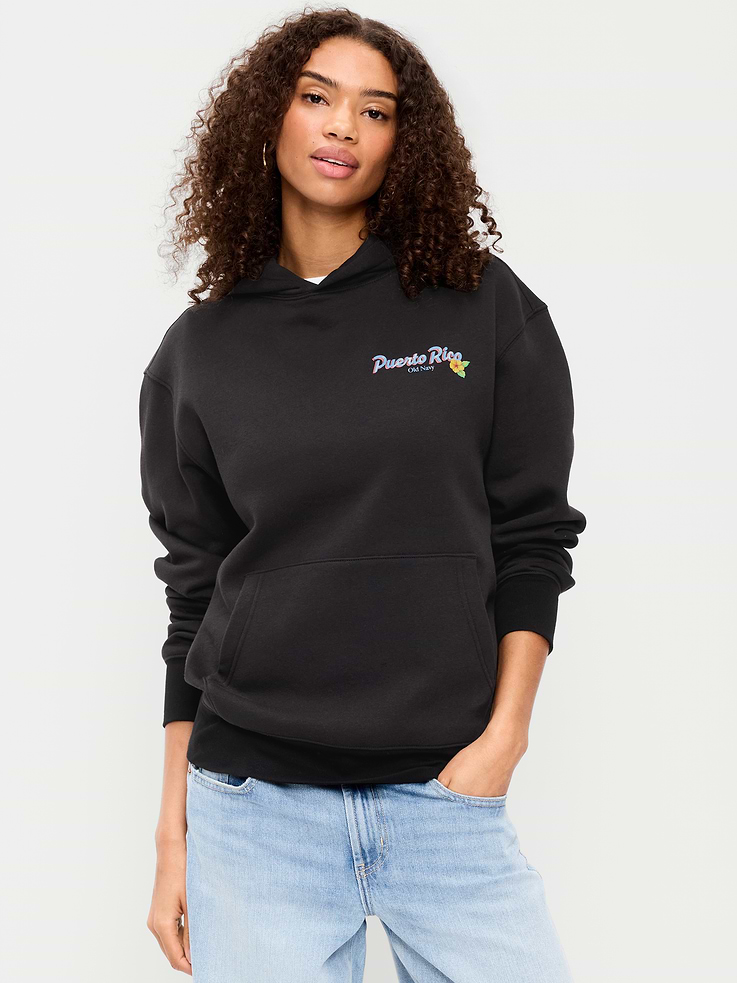 Image number 3 showing, Logo-Graphic Popover Hoodie