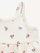 Image number 2 showing, Printed Ribbed Tiered Bodysuit Dress for Baby