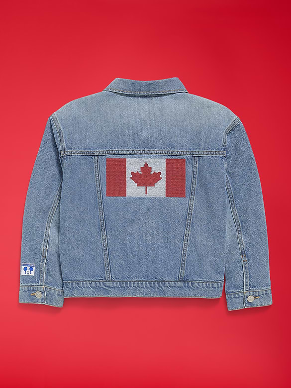 Old Navy x Disney Mickey Mouse Gender-Neutral Denim Trucker Jacket for Kids