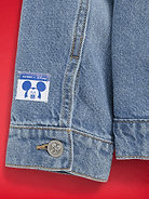 L'image numéro 4 présente Veste de camionneur en denim à logo Mickey Mouse Old Navy x Disney unisexe pour enfant