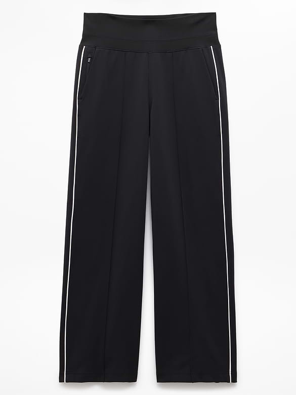 Venice High Rise Track Stripe Wide Leg Pant