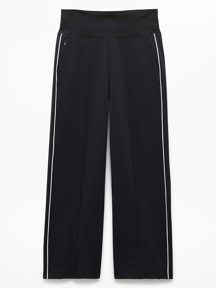 Image number 8 showing, Venice High Rise Track Stripe Wide Leg Pant