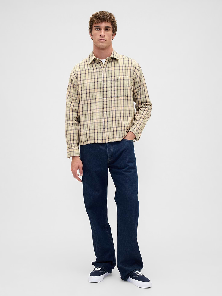 Image number 2 showing, Twill Straight-Hem Shirt