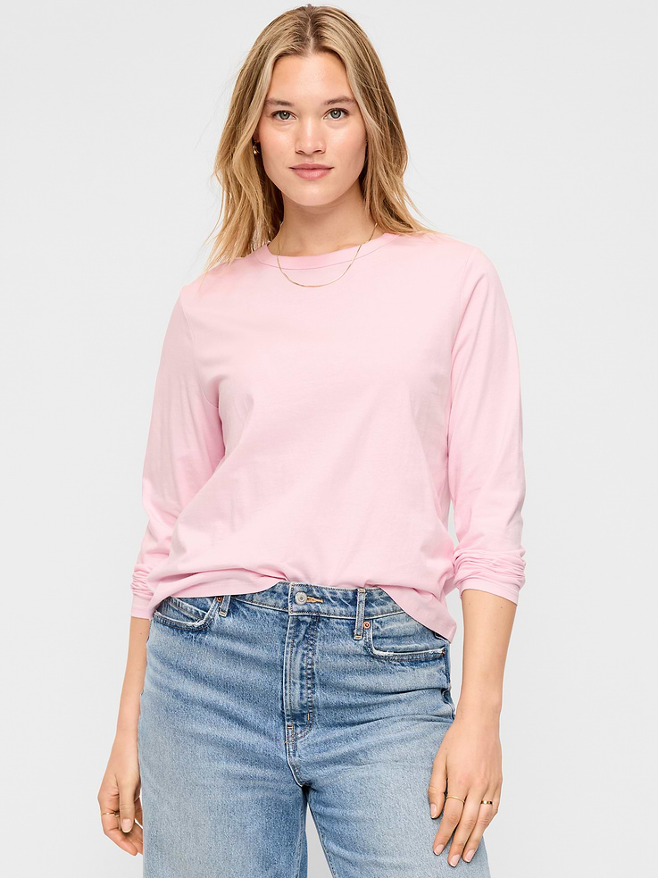 L'image numéro 5 présente T-shirt passe-partout à manches longues