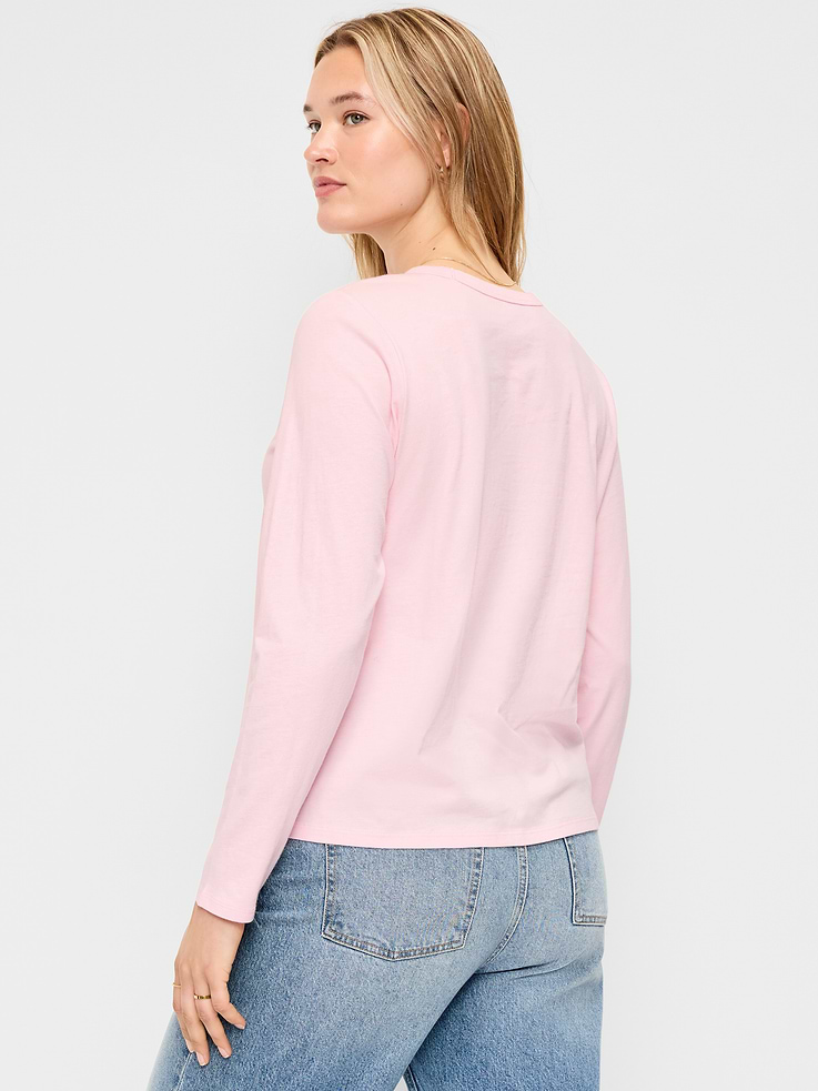 L'image numéro 6 présente T-shirt passe-partout à manches longues