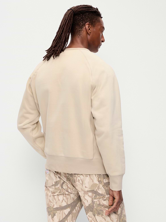 Oversized Heavyweight Crew-Neck Sweatshirt