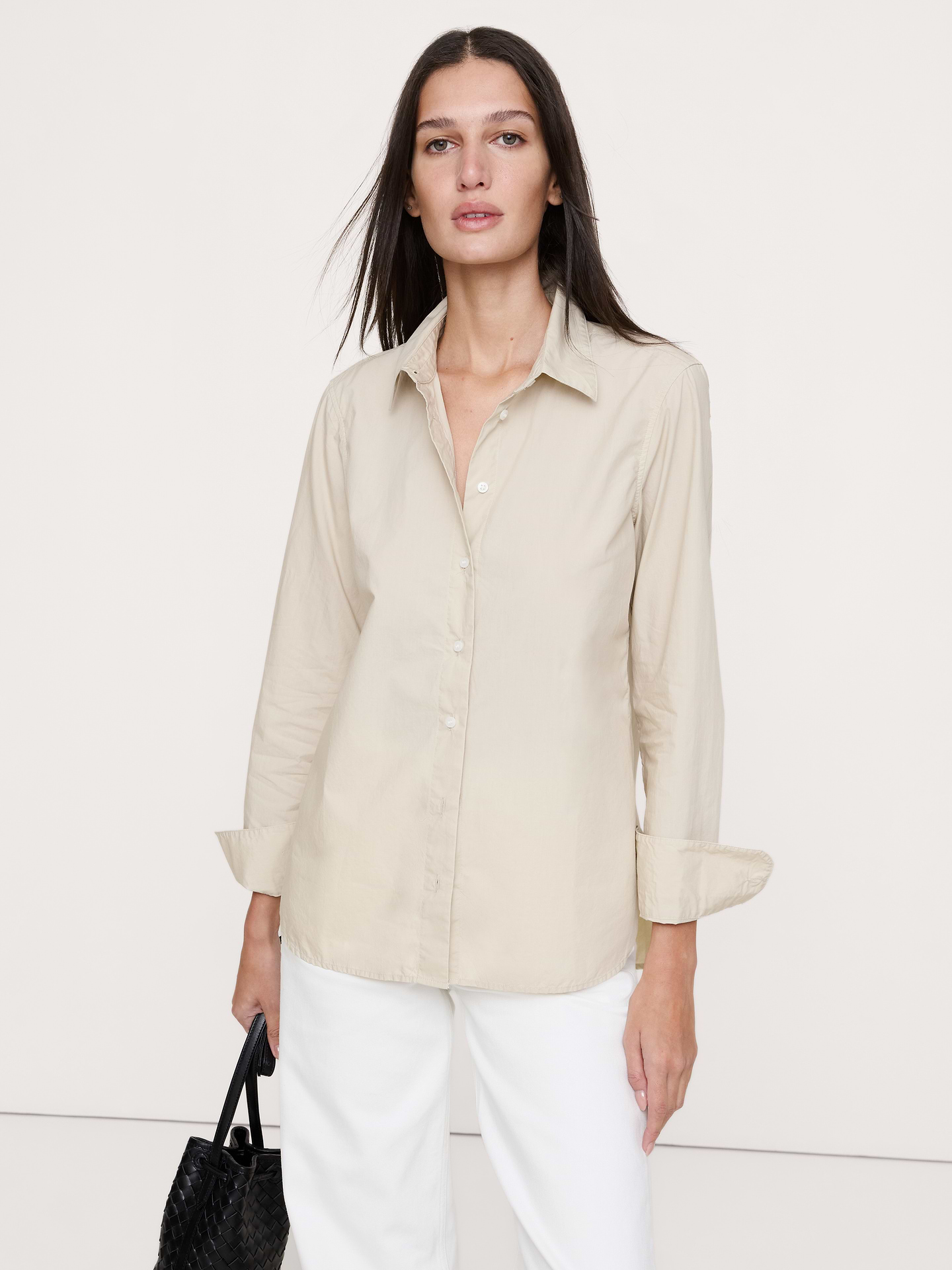 L'image numéro 1 présente La chemise de tous les jours en popeline de coton