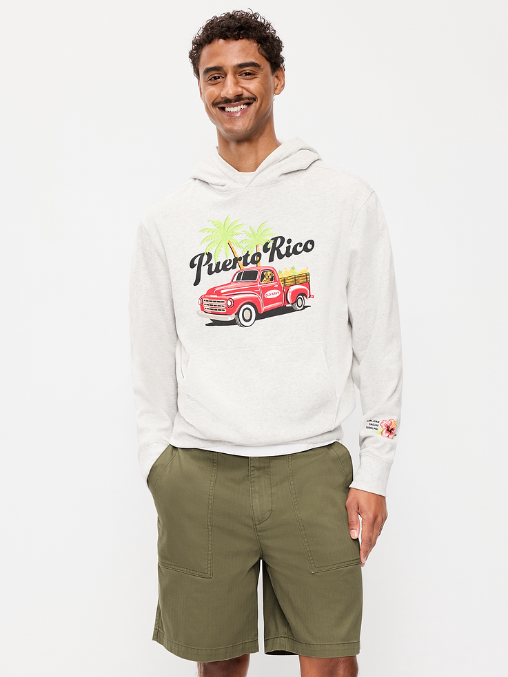 Image number 1 showing, Logo-Graphic Popover Hoodie