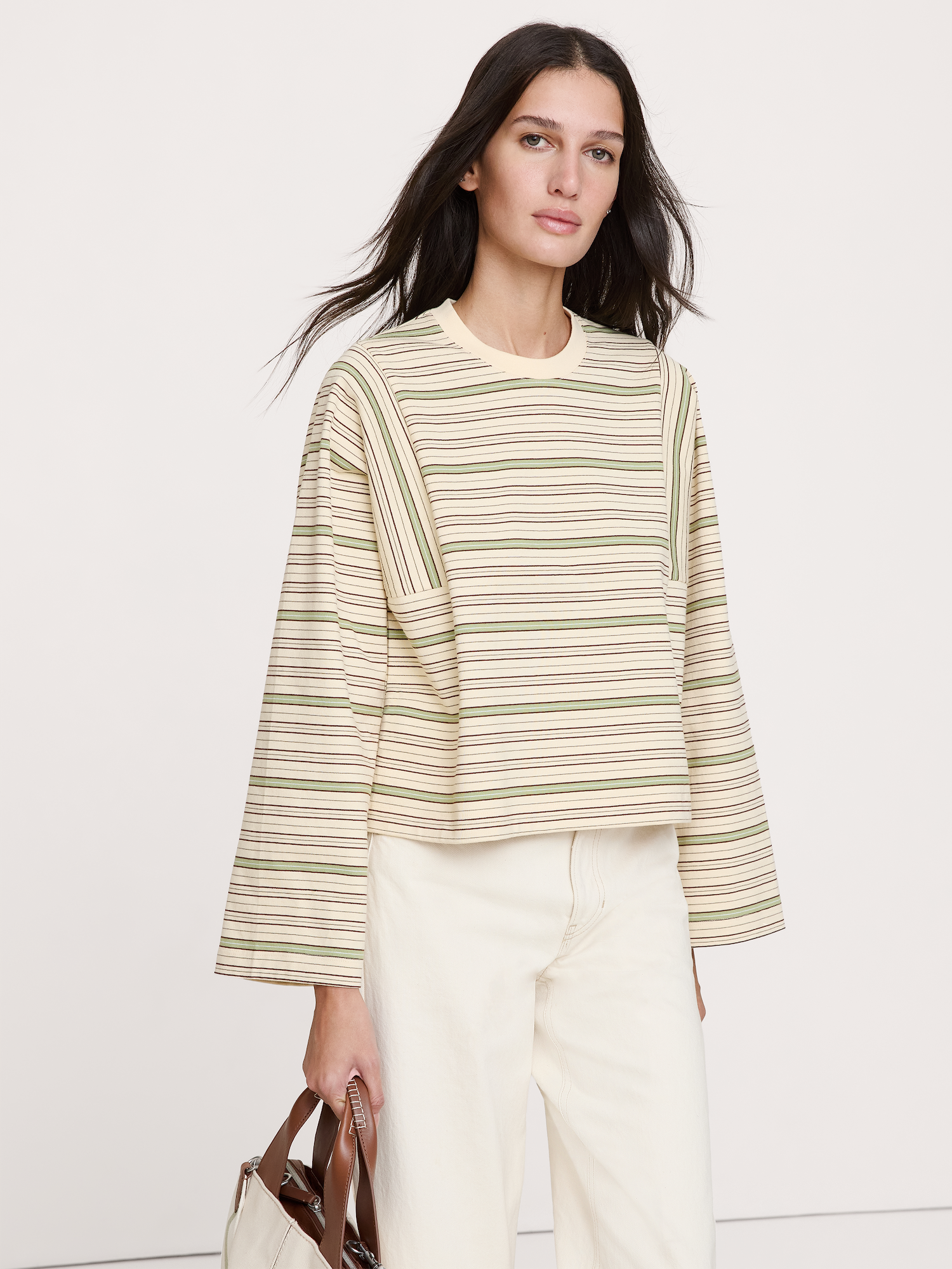 Banana Republic Heavyweight Cotton Boxy T-Shirt INTERNATIONAL SHIPPING