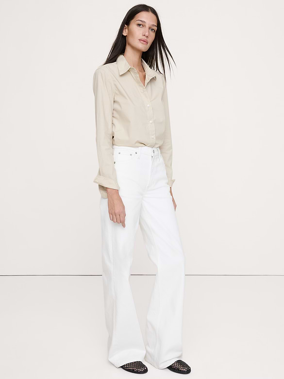 The Everyday Shirt in Cotton Poplin