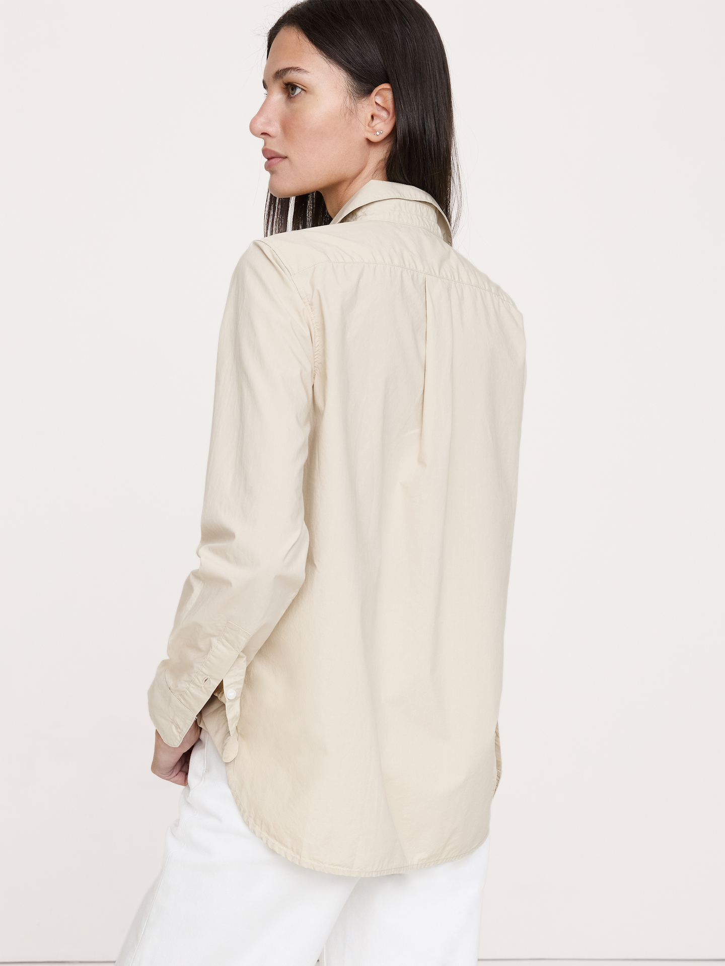 L'image numéro 2 présente La chemise de tous les jours en popeline de coton