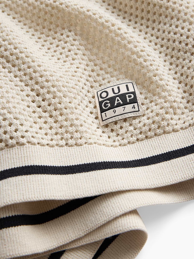 Image number 6 showing, OuiGap Mesh Polo Sweater