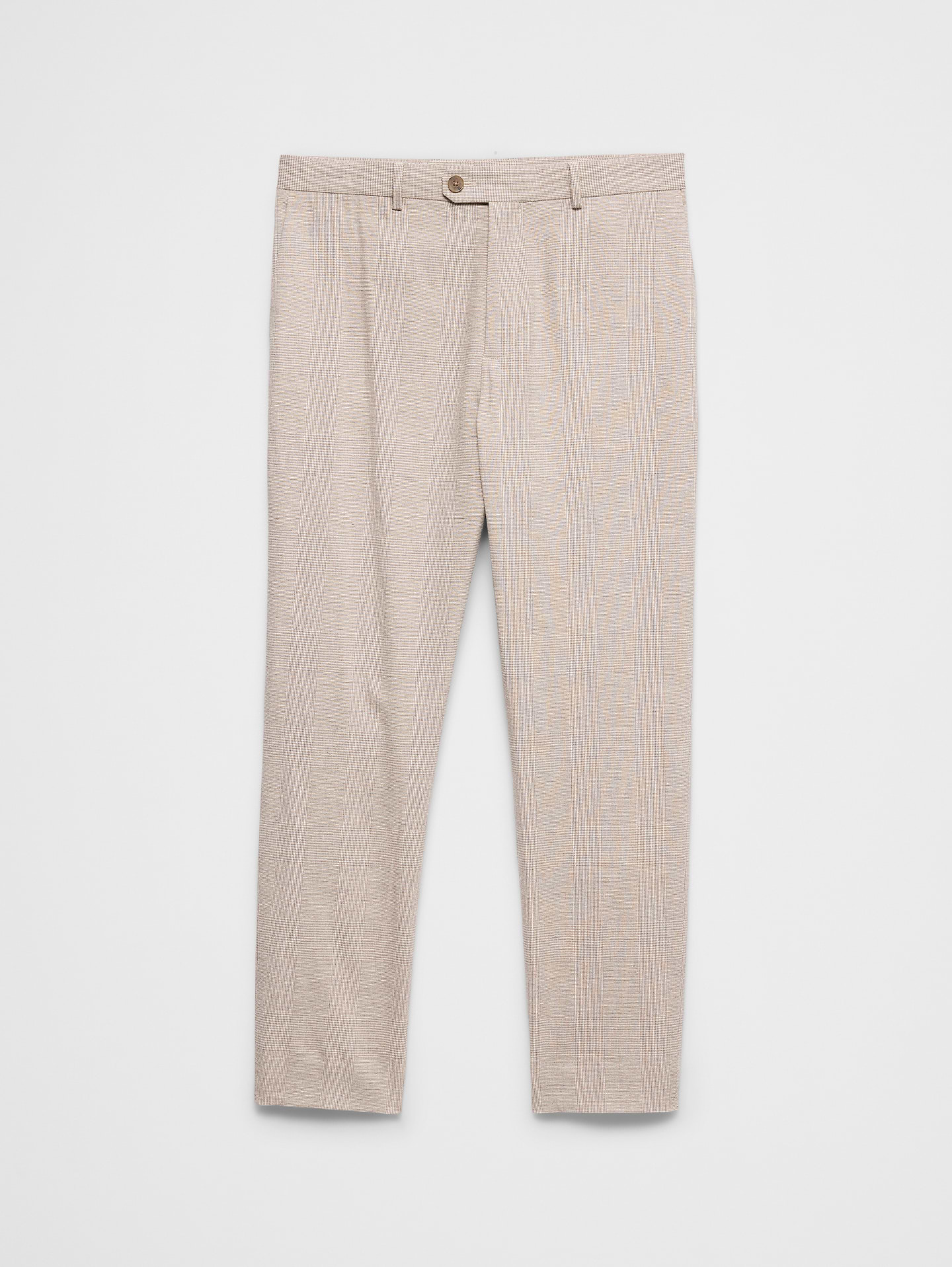 Image number 7 showing, Linen-Blend Glen Plaid Suit Trouser