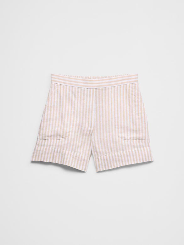 Anyday High-Rise Linen-Blend Short