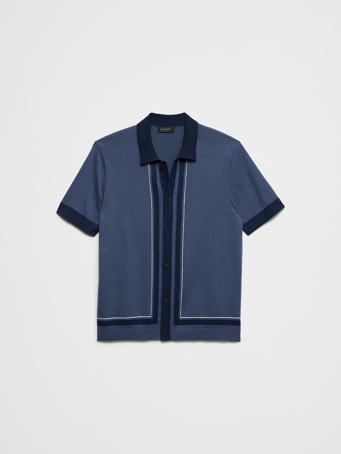 Image number 7 showing, Border Striped Sweater Polo