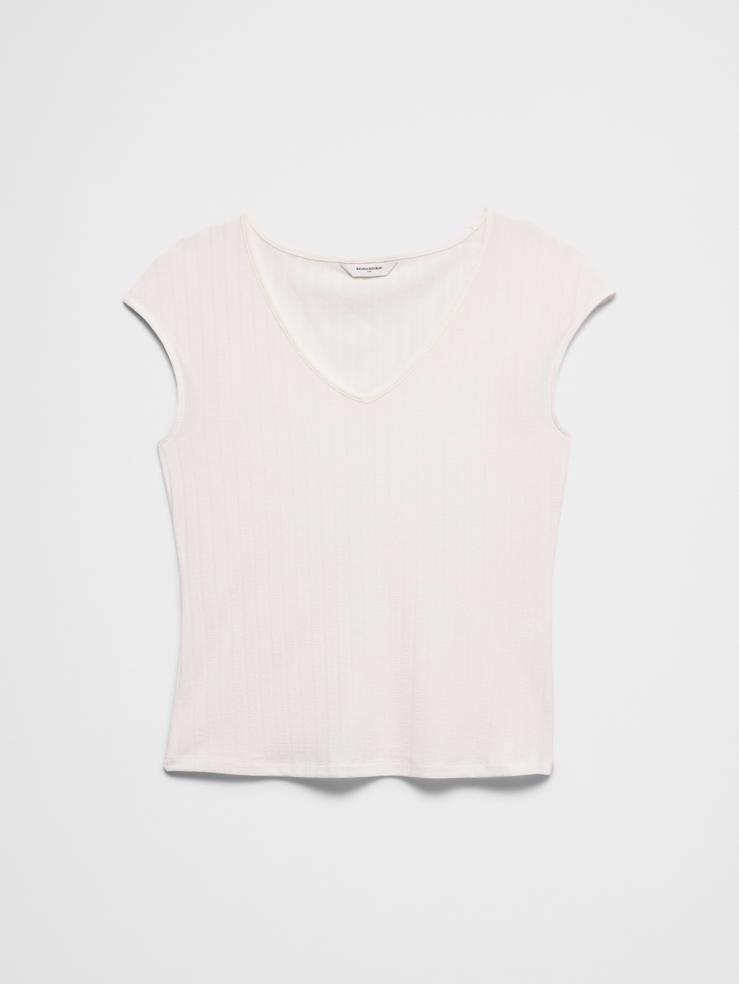 Image number 4 showing, Ribbed V-Neck Top