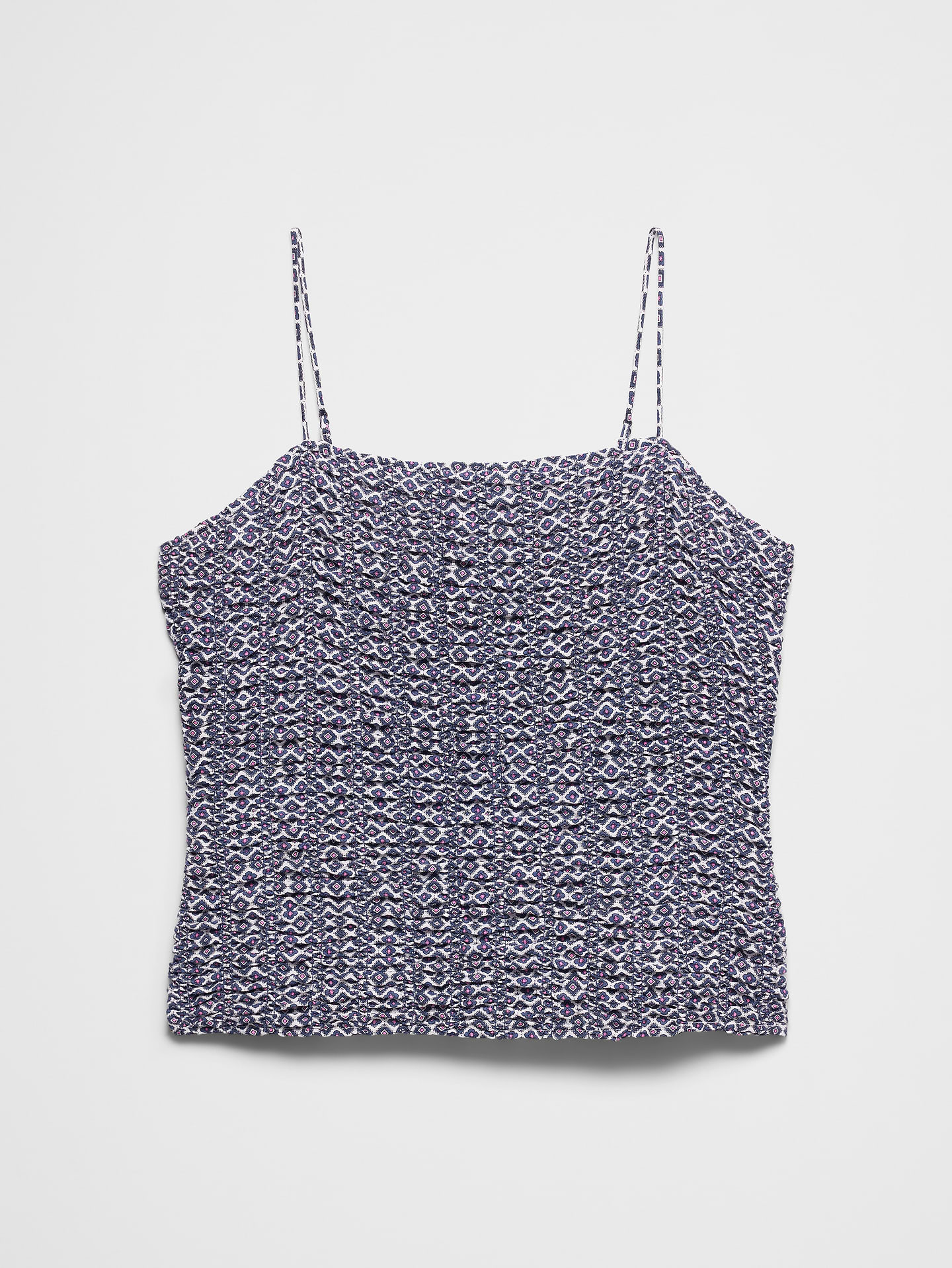 Image number 4 showing, Silky Vertical Smocked Camisole