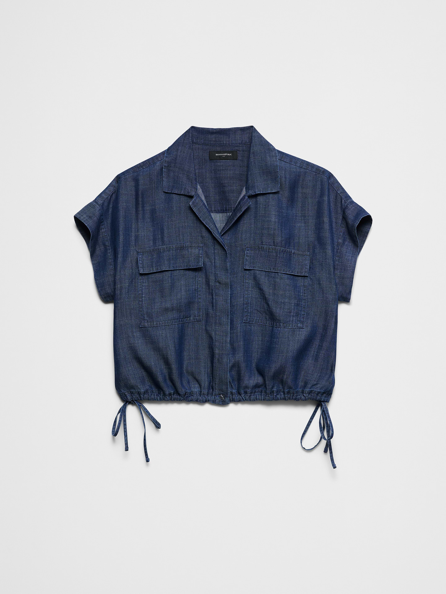 Image number 7 showing, Drawstring-Hem Shirt