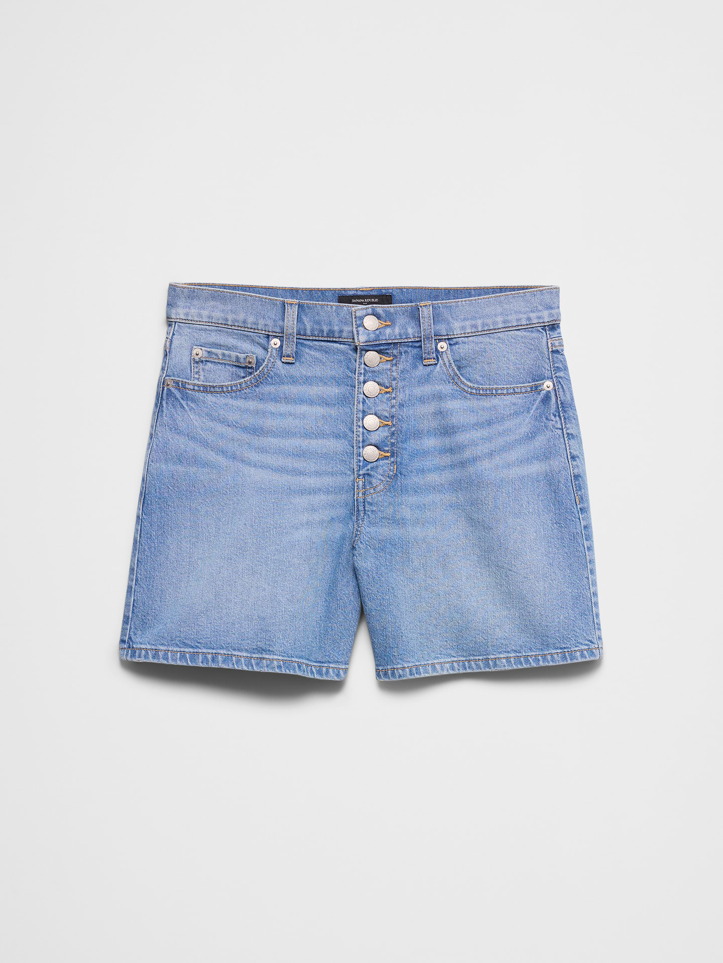 Image number 6 showing, High-Rise Denim Short