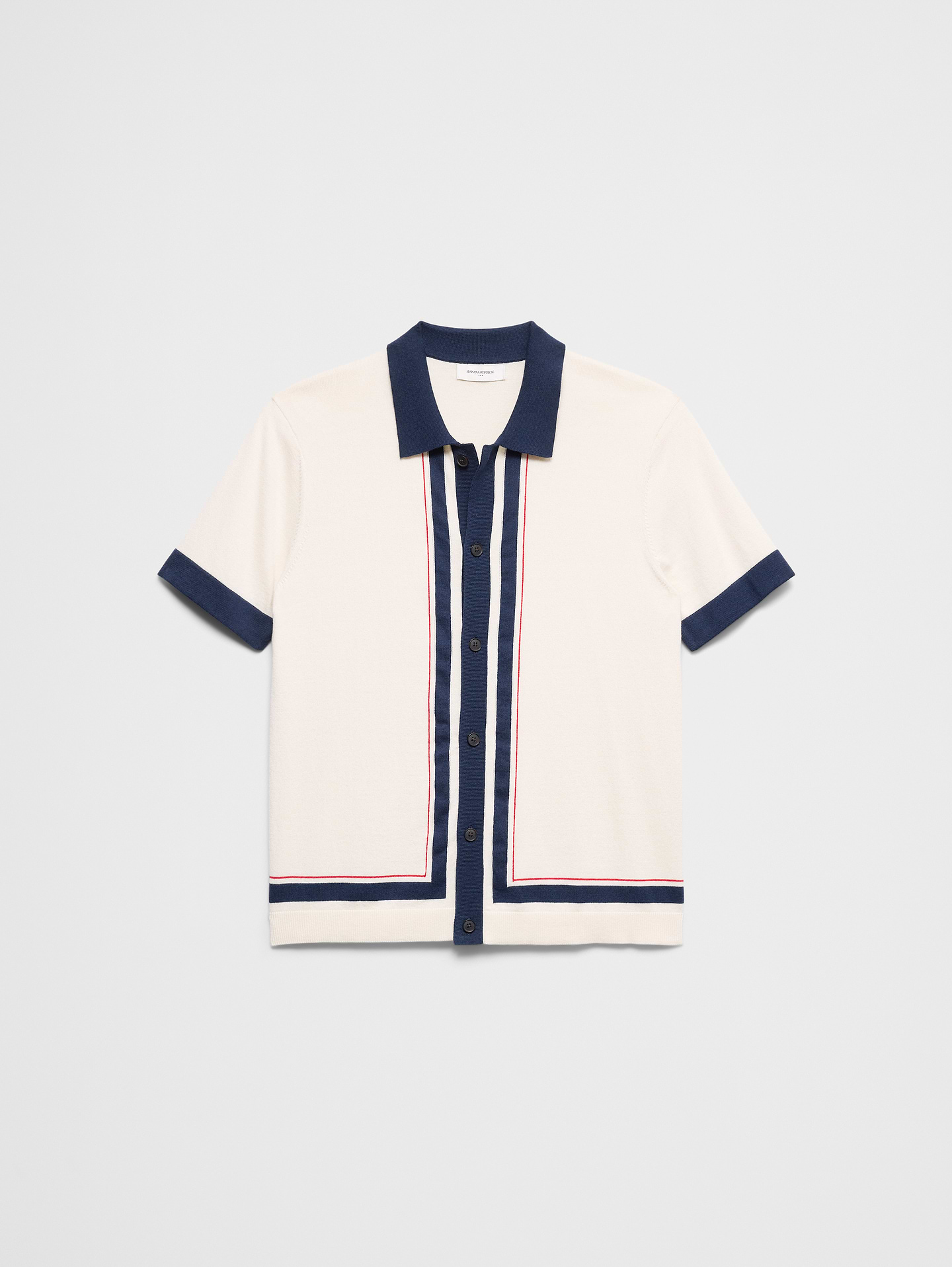 Image number 4 showing, Border Striped Sweater Polo
