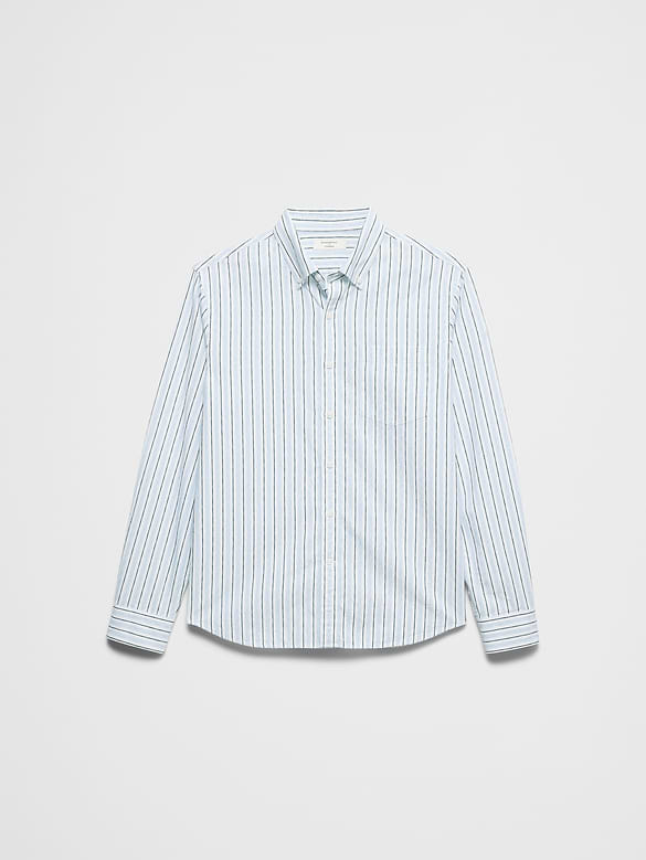 Standard-Fit Seersucker Shirt