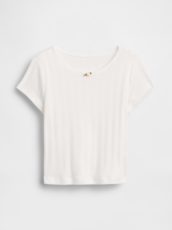 Baby & Toddler Pointelle Rib T-Shirt